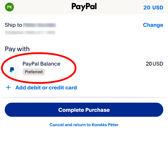 A vásárlás menete